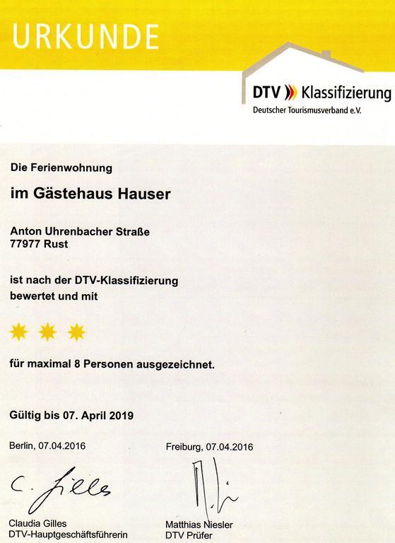רוסט Gaestehaus Hauser מראה חיצוני תמונה